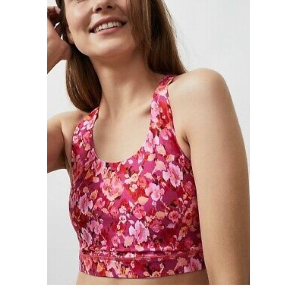 Kachel x Anthropologie Floral Print Sports Bra